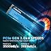 DIGIERA 512 GB NVMe SSD, 3500 MB/s Lesen Interne SSD Festplatte, M.2 PCIe Gen 3.0 x4 Solid State Laufwerk, M.2 2280 SSD für Gaming Laptops und Desktop PCs