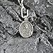 NIGHTCRUZ Sacred Heart of Jesus Necklace, Oval Religious Medal Medallion Stainless Steel for Men Women