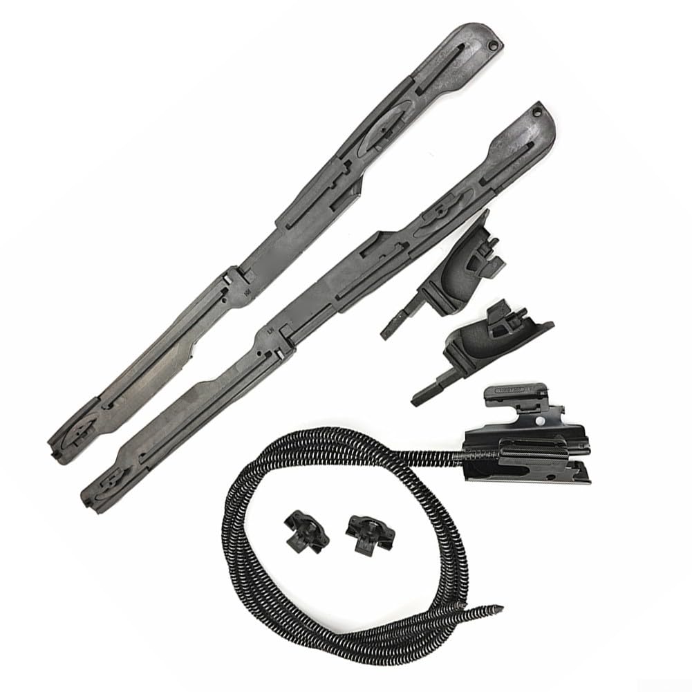 Schiebedach-Reparaturset für MINI Cooper F56, F55, Clubman F54 & Countryman F60 (2014-2026) – OEM 54107379624, Antriebskomponenten Kit, ABS + Metall, Schwarz, Behebt Defekte & Geräusche