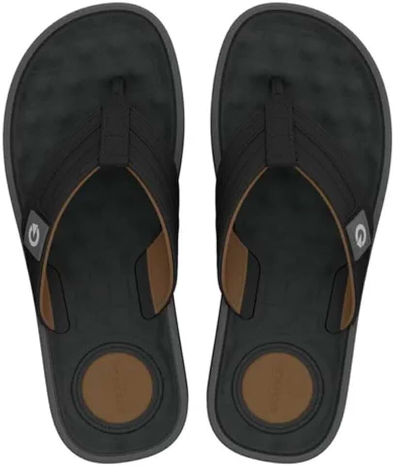 Chinelo Cartago Alabama Masculino - Preto e Marrom