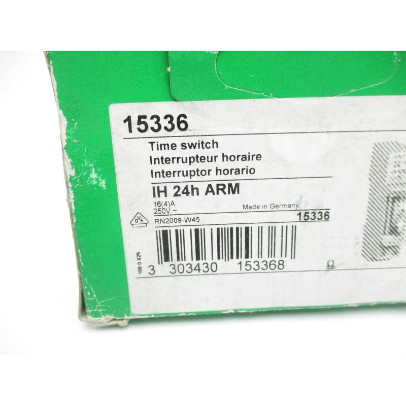 Interruptor horario 15336 para automatizar la iluminación exterior de casa