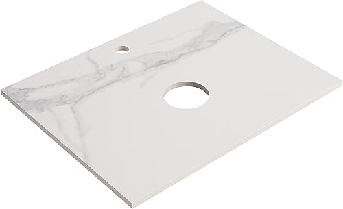 Miniatura 8 de Vanidad de baño independiente de 24 pulgadas con fregadero, tocador de baño de pie de 24 pulgadas, tocador moderno con 2 puertas y lavabo de