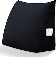 Vista 1 de Almohada de lectura triangular con cuña para cabecero, almohada de apoyo para la espalda para sentarse en la cama, sofá cama, cojín de esquina