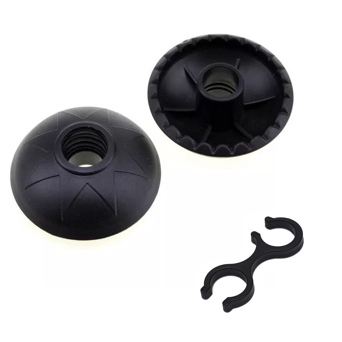 Trekking Pole Tips Set - Walking Stick Tips Hiking Pole Tips Rubber Tips Protector Snow and Mud Baskets- Walking Sticks Replacement Tip Protectors