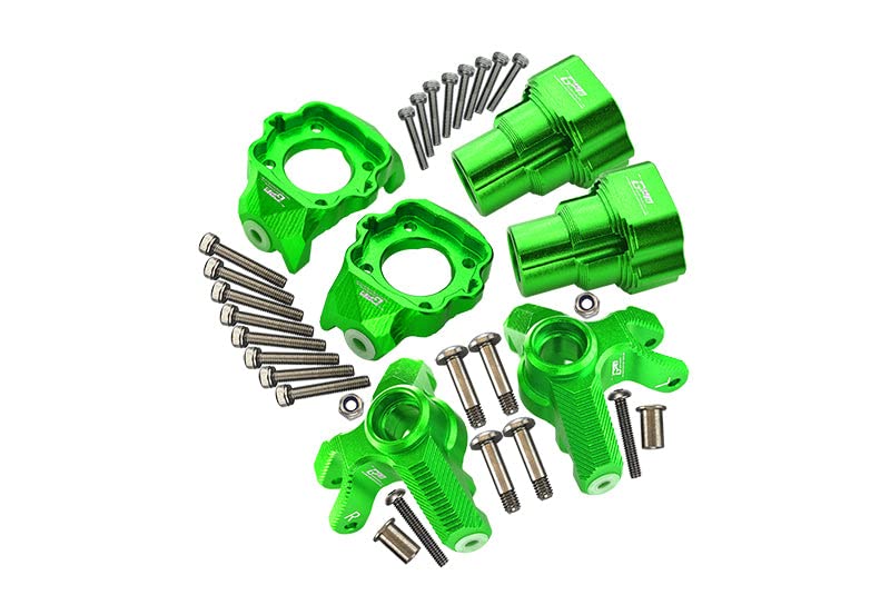 Porte-fusée Avant Losi LST405V2 – Aluminium Argent – Pour Team Losi LST2 – Neuf