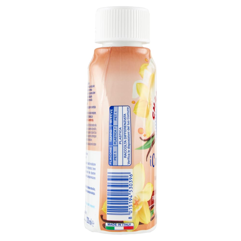 8 x Chanteclair I Concentrati profumo per bucato – Profumi per vestiti vaniglia e argan – deodorante per bucato 220 ml + portachiavi Beni Culinari