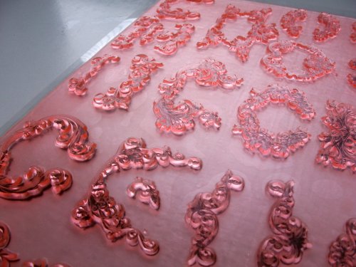 Borders, Corners Flourishes (7"X10") Clear Stamps Large Sheet/Retro, Vintage, Baroq, Damask #TOP3