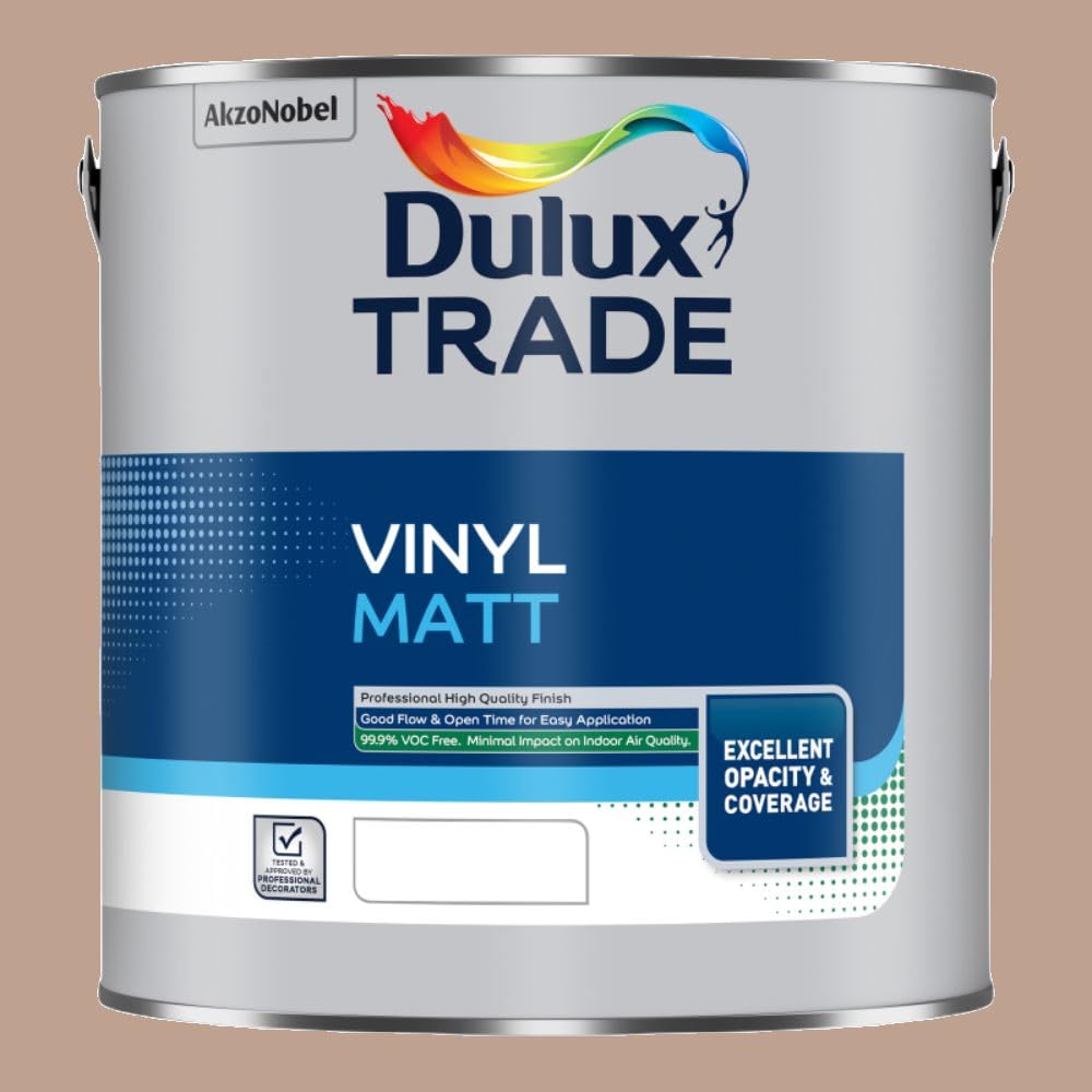 Dulux Trade Vinyl Matt - Cookie Dough - 2.5L - Brown