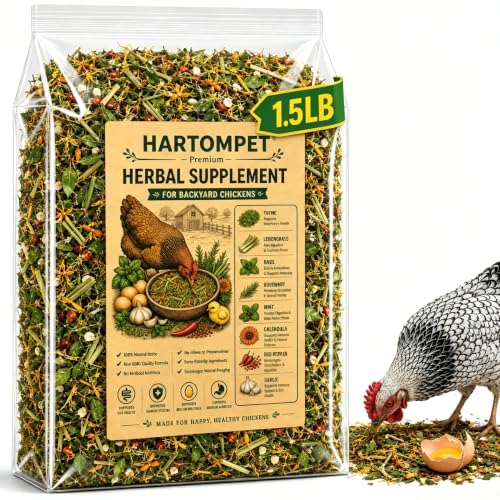 Chili Herb Mix Feed Topper for Poultry, 1.5 lb