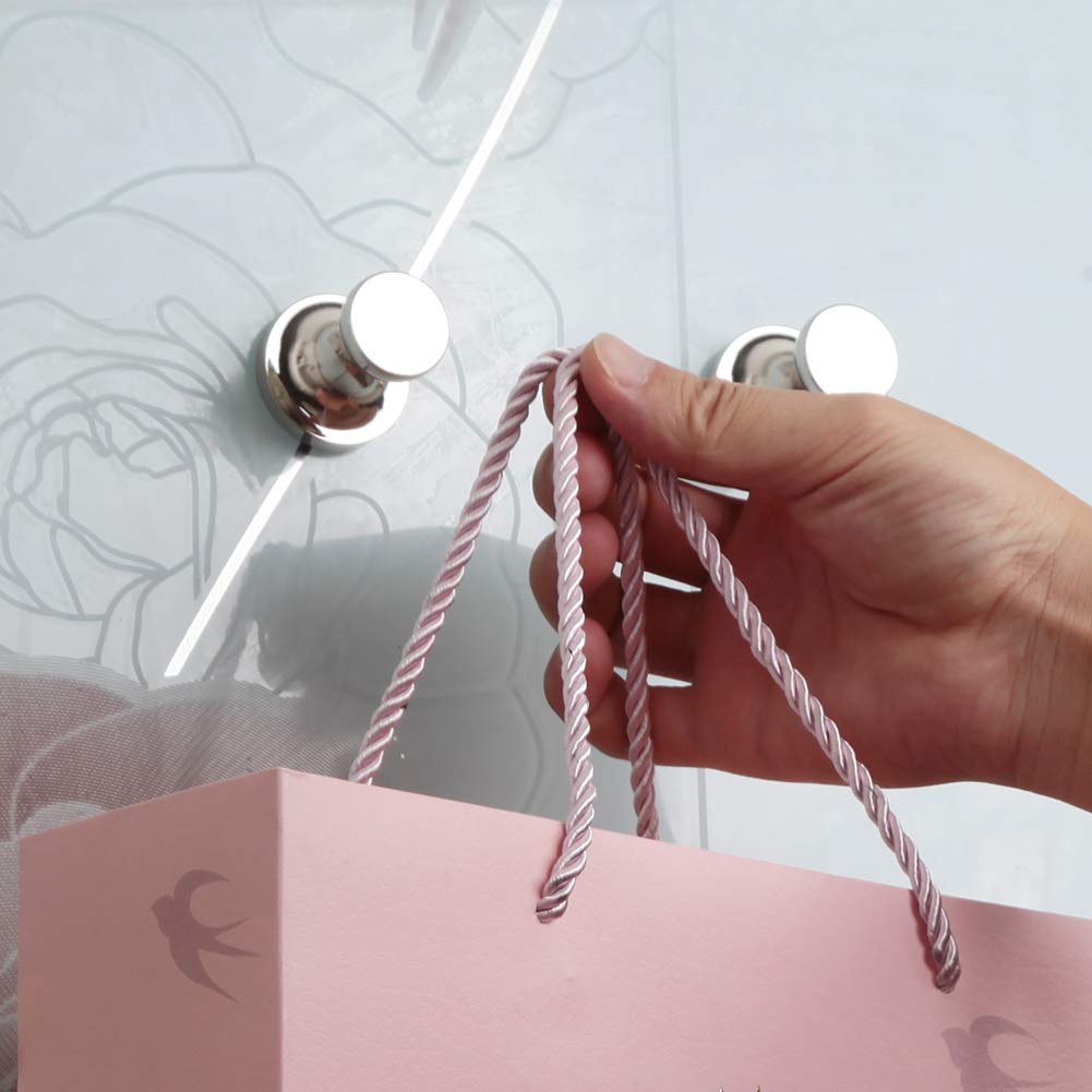 MHDMAG Coat Magnetic Hooks Heavy Duty Magnet Hanger, Magnet Hooks with Rare Earth Neodymium for Home, Office, Workplace or Traveling. Pack of 2.: Industrial & Scientific