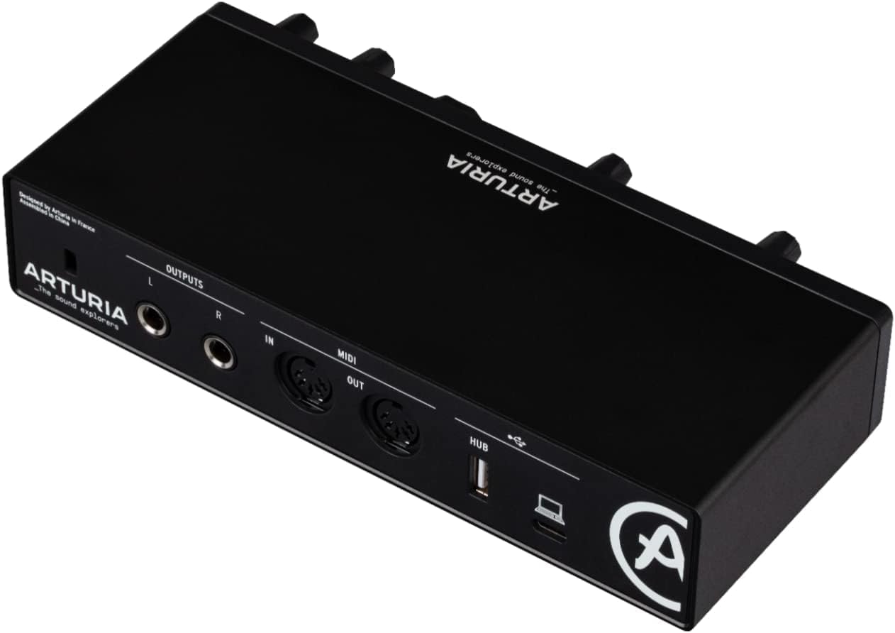 Arturia MiniLab 3 MIDI Controller & MiniFuse 2 Audio Interface Bundle - Deep Black/Black