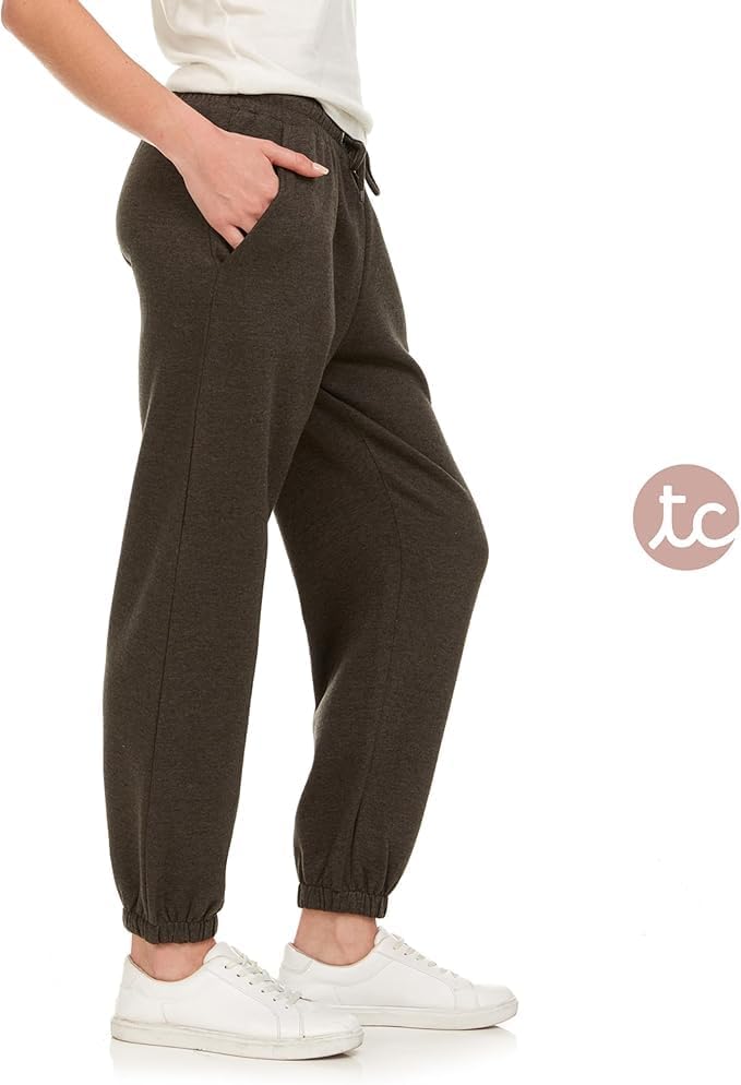 Sweatpants for Women - Closed Cinch Bottom Fleece Lounge Womens Plus Size Joggers - Image 4