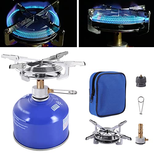 Konelia Propane Camping Stove Backpacking Portable Stove Burner With Butane Gas Adapter Lightweight Foldable Hiking Stove For Outdoor Camping Backpacking Picnic #TOP3