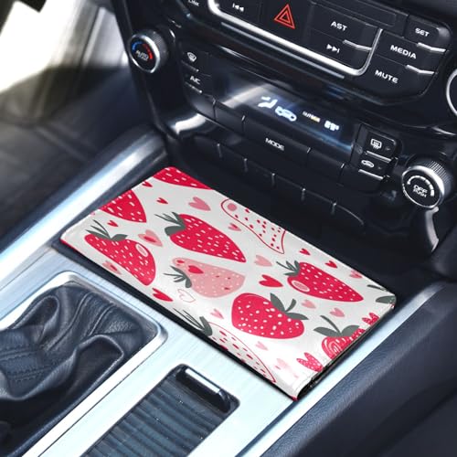 Organizador de documentos para auto cuero miniatura 5