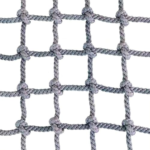 ZCX climbing rope Climbing Net For Kids Outdoor Polyamide Safety Net Multi-use Rope Net Climbing Cargo Net For Balconies Stairs scramble net rope (Size : 1 * 2m(3.3 * 6.6ft))