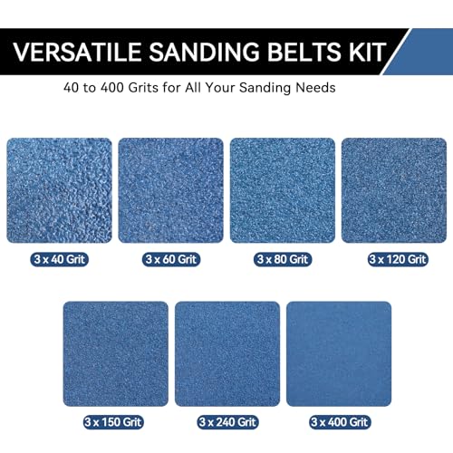 Aolabela 3x21 Zirconia Sanding Belts