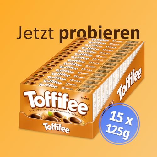 Toffifee – 15 x 125 g – Haselnuss in Karamell mit Nougatcreme und Schokolade – ideal zum gemeinsamen Naschen und Teilen 2
