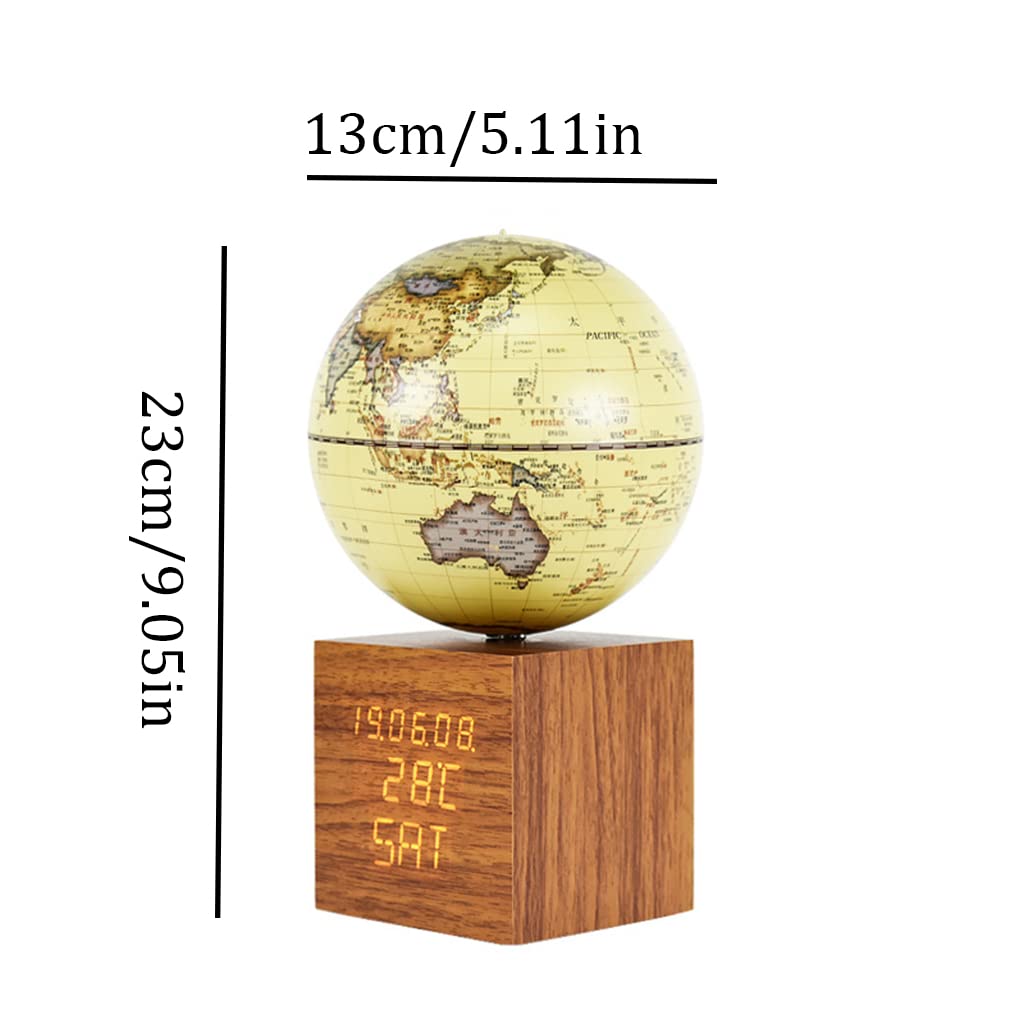 Najbardziej praktyczny globus Elektronische klok Wereldbollen 5,51" met geografische bollen voor studenten en kinderen Creatieve verjaardagscadeau Chinese versie Inspirujące prezenty logiczne