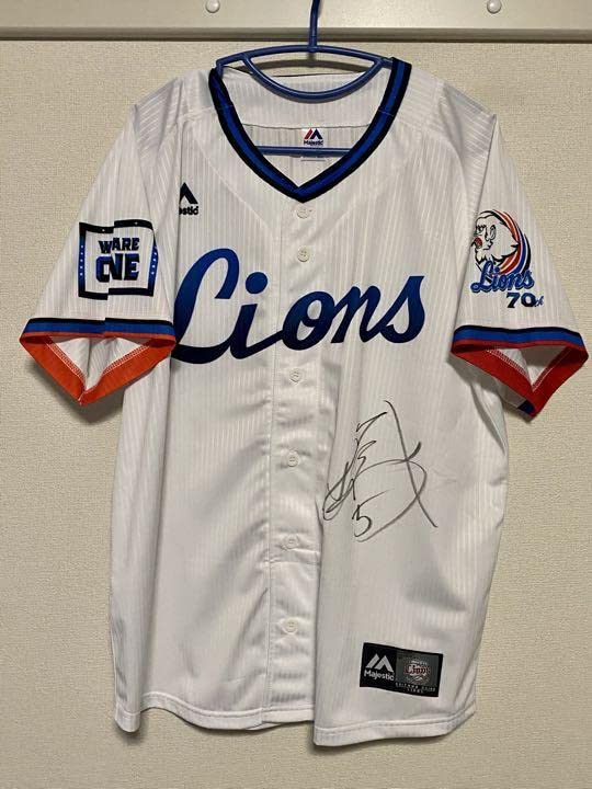 【貴重】WANIMA　直筆サイン入り　西武ライオンズ　ユニフォーム 埼玉西武ライオンズ [ファナティクス]レプリカユニフォーム