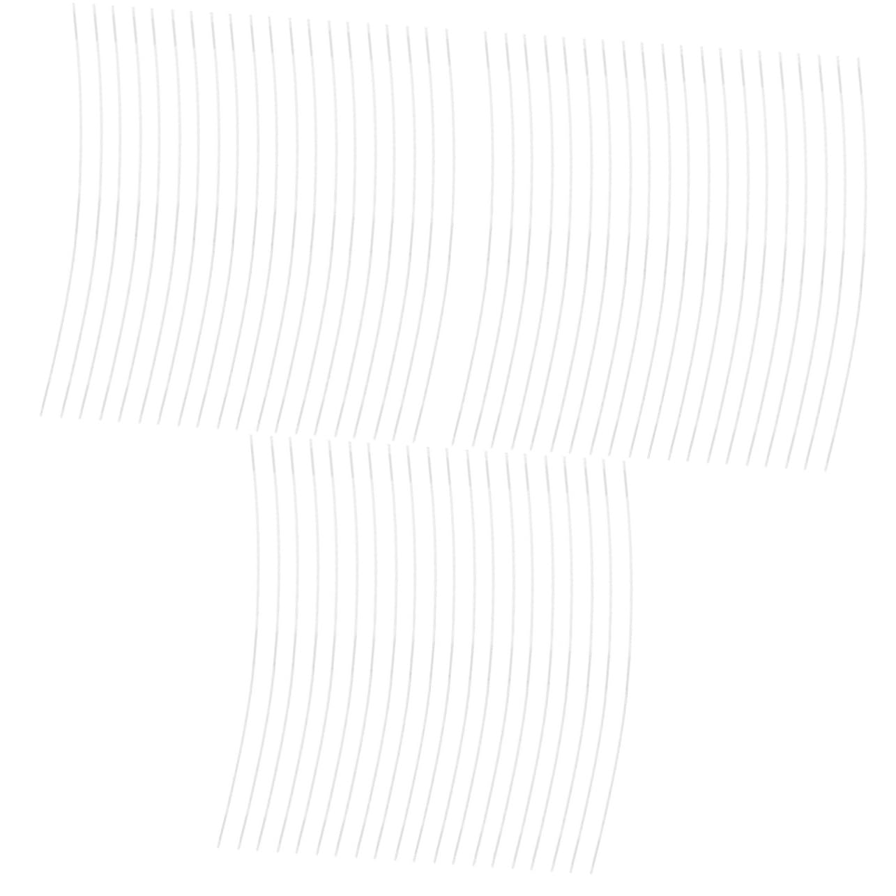 Gogogmee 3sets Thermal Binding Glue Strips for Bookbinding 3-pack Book Repair Tape Book Glue Strips 20pcs*3