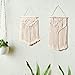 Mokof 3 Pack Macrame Wall Hanging Small Woven Art Boho Wall Decor