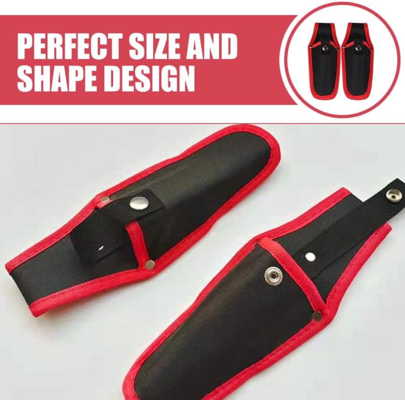 2 pcs Garden Pruner Canvas Case Covers Hand Pruner Cover with Belt Loop Scissor Sheaths for Gardening Scissors 9.84 X 2.95 X 1.18 in