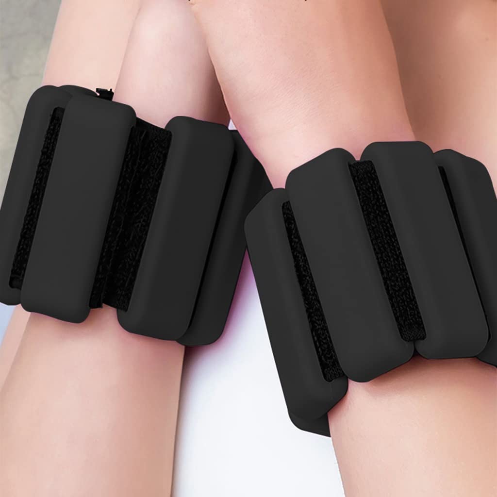 Pesi per Le Gambe con Pesi Regolabili - Pesi da Polso per Uomini e Donne - Coppia da 1 kg (0,5 kg ciascuno) - Allenamento della Forza per Camminare, Correre