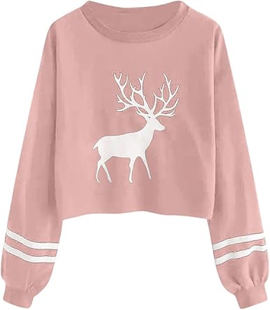 womens cropped christmas jumper