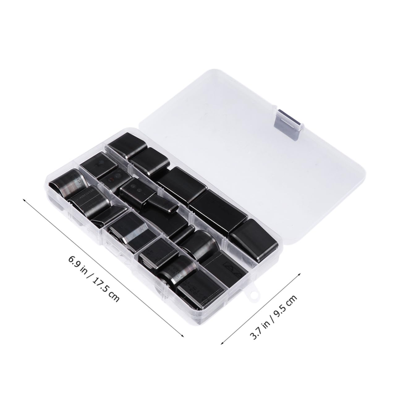 Zerodeko 52pcs Leather Hole Hollow Punch Cutter Set with Storage Box, 52 Shaped Style Punches for Belt and Leather Craft DIY, Precision Punching Tool Kit for Handmade Leatherwork