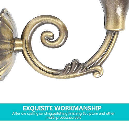 Librao Coppia di fermatenda di cristallo