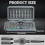 42 in 1 Magnetic Screwdriver Set,Ratchet Screwdriver Set with T-Handle & S2 Steel Bits,Ratcheting Screw Kit for Furniture Assembly, Computer, Bicycle, Watch Repair, DIY Tools - Image 2