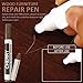 Furniture Repair Kit Wood Markers, Set of 10 Colors Wood Scratch Repair Markers and Wax Sticks with Sharpener Kit for Stains, Scratches, Floors, Tables, Desks, Carpenters, Bedposts