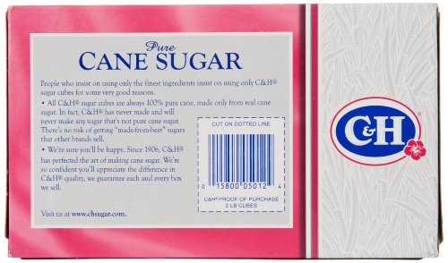 C&H Pure Cane, White Sugar Cube, 2 lb - Thumbnail 2