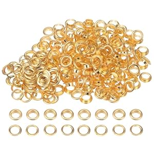 Kozelo Grommets Kit 200er-Set Goldton