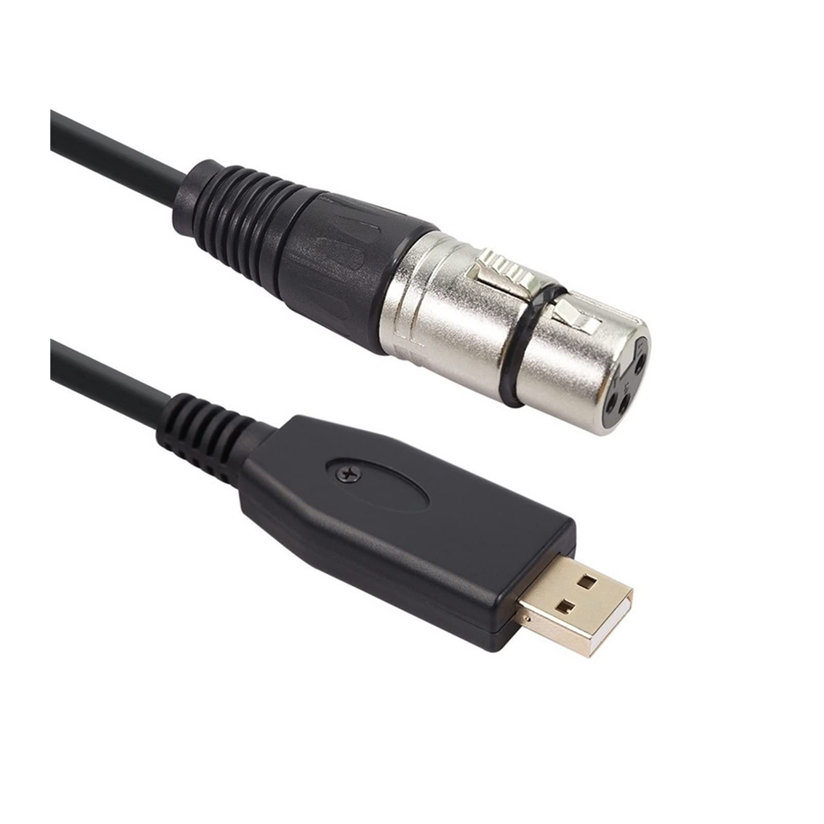 Kabel mikrofonowy 2m 3m 5m, Usb. Męski do Xlr. Female Mic Link Converter Cable Studio Audio Cable Connector Cords Adapter(5M)