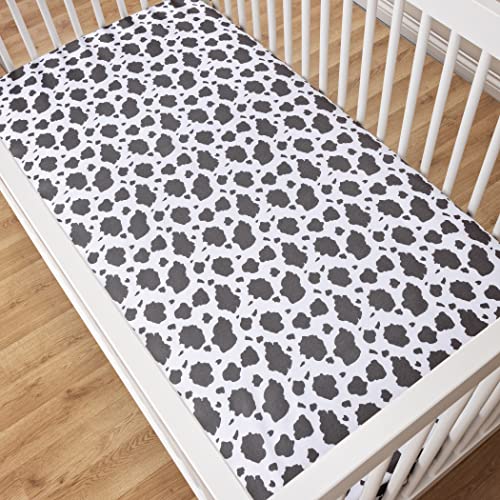 Sammy & Lou 55590 Cottage Cow 2-Pack Microfiber Fitted Crib Sheet Set thumb #8
