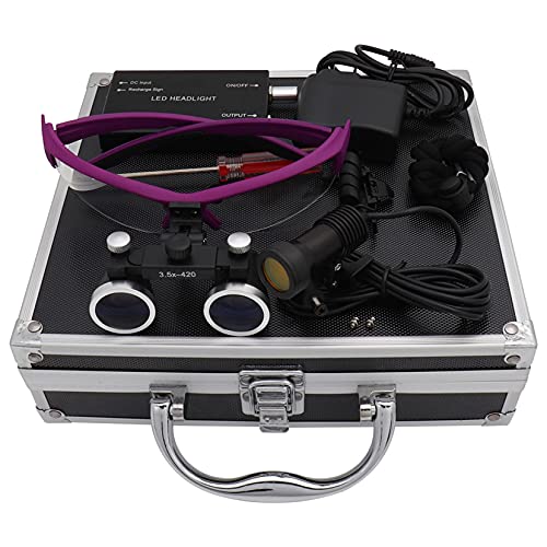 Loupes dentaires YCQYM grossissement 3,5X loupes binoculaires chirurgicaux de précision