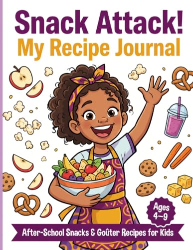 Snack Attack! My Recipe Journal: After-School Snacks & Goûter Recipes for Kids - Ages 4 to 9 image 2