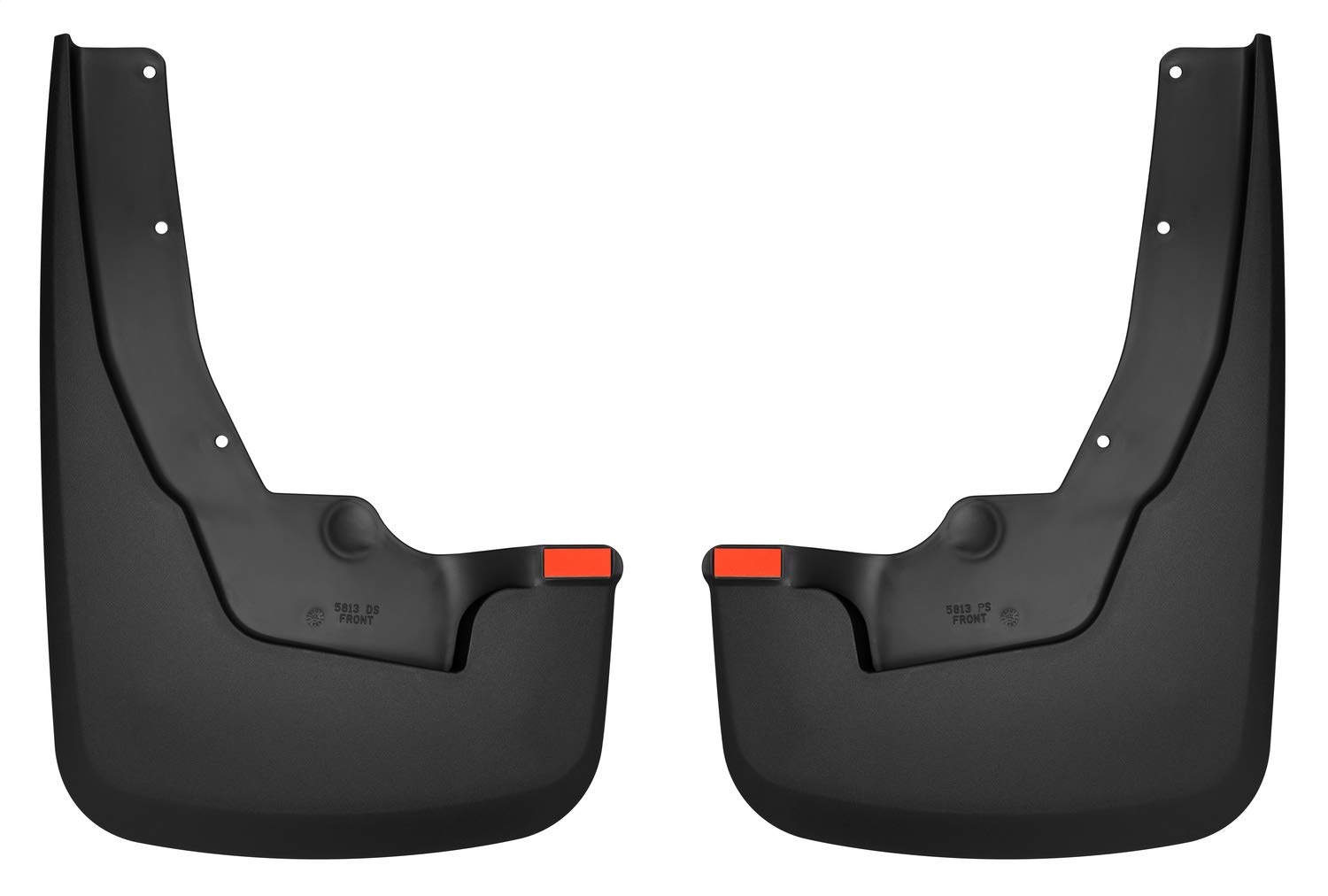 Photo 1 of Husky Liners Mud Guards | Front Mud Guards - Black | 58131 | Fits 2019-2022 Dodge Ram 1500 w/ OEM Fender Flares 2 Pcs Custom Front Mud Guards With Fender Flares