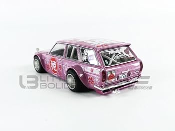 ミニカー 1/18 Datsun 510 Wagon With Mr. Jun Imai 1/18 Ignition Model Datsun Bluebird 510 Wagon Green w/ Mr