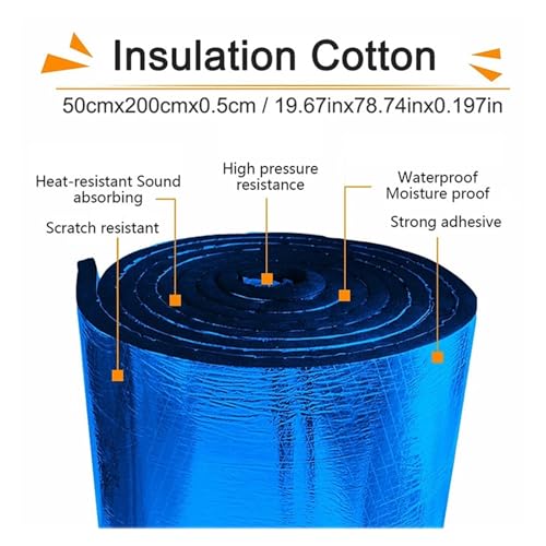 Espuma de aluminio autoadhesiva de 10mm para eliminar vibraciones y ruido del motor 3
