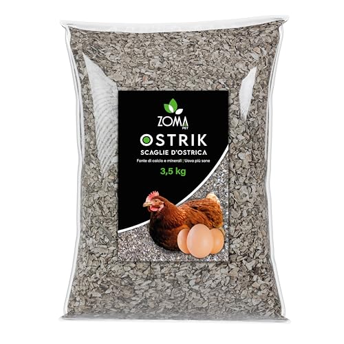 ZOMAPET OSTRIK Mangime Galline Ovaiole a base di scaglie d’ostrica