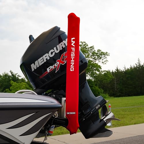 LIV Fishing Power-Pole Cover for Power-Pole Blades, Red, 8ft