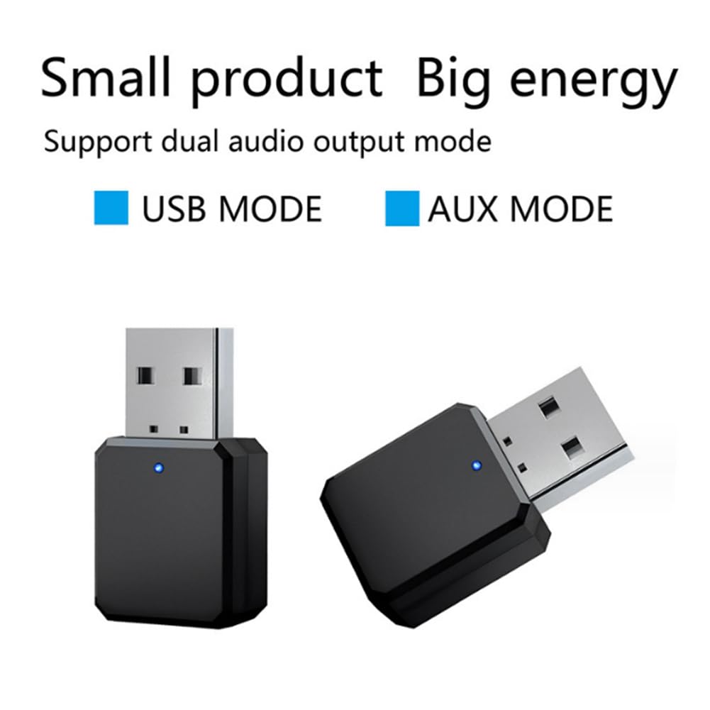Receptor USB AUX para Coche BotóN Multimedia InaláMbrico Bluetooth Volante del Coche BotóN MultifuncióN Control Remoto