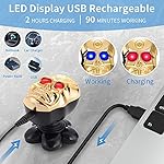 Electric Shaver for Men Rechargeable Bald Head Shavers Waterproof Mens Electric Shaver Rotary Electric Razor Cordless…