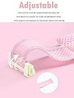 Vista 4 de Soporte de Malla para Baño de Bebé Almohadilla Asiento de Bañera para Recién Nacido Red Antideslizante Tapete de Bañera para Bebé Asiento Flotante