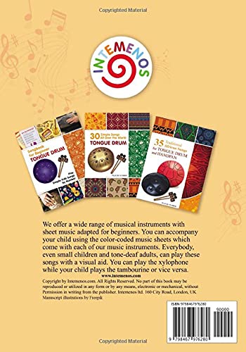 The Easiest Songbook for Kalimba. 65 Songs without Musical Notes: Just Follow the Circles (Quick Start Kalimba: Play Easy Songs Immediately) Paperback – August 31, 2021 - Image 3