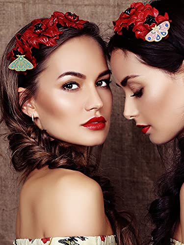 Janinka 10 Pcs Butterfly Enamel Pins Set Cute Enamel Backpack Lapel Pin Cool Horror Brooches for Steampunk Badge Jewelry4