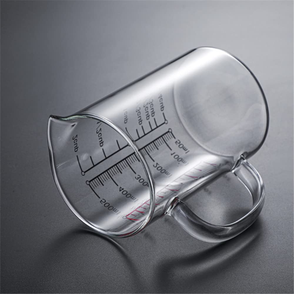 350Ml Handgeblazen Borosilicaatglas Maatbeker Cafeïne Mok Voor Melk Drinkglas Me