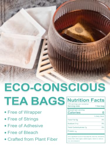Image of TeeLux Roasted Dandelion Root Tea Bags, Premium Natural Dandelion Root Herbal Tea, Caffeine Free, 100 Tea Bags